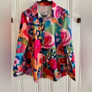 Floral Multicolor Women's Shirt